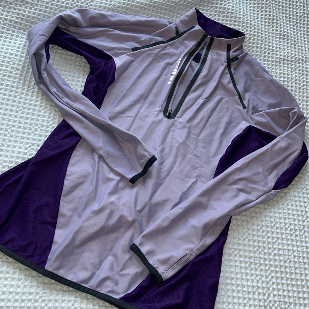 Second skin quarter zip medium